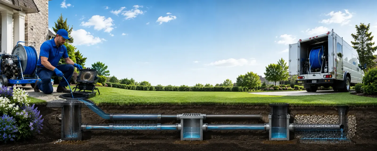 Outdoor drain cleaning information for Hanna, OK